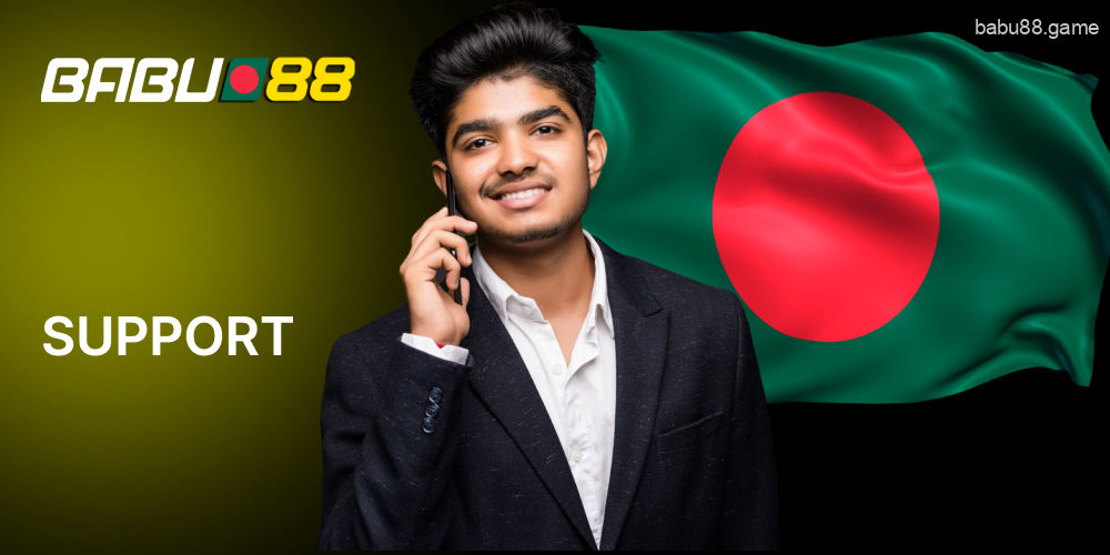 You can contact the Babu88 support team