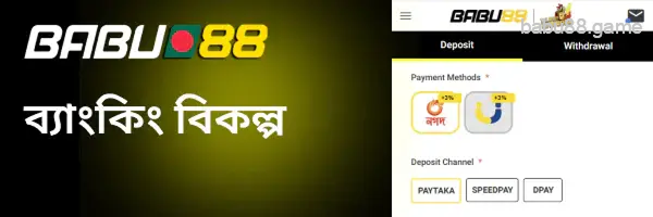 Babu88 মোবাইল ব্যাংকিং পদ্ধতি